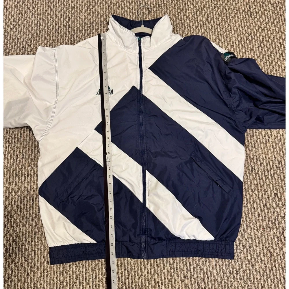 Vintage Adidas Equipment EQT Windbreaker Jacket 90s‎ Colorblock Big Logo XL